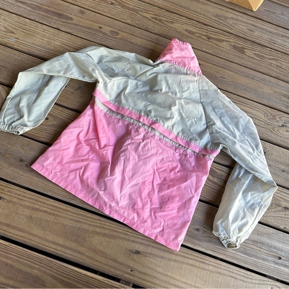 MacGregor Vintage Girls Jacket Medium Teen Tween Kids Pink Windbreaker Nylon - Picture 4 of 10